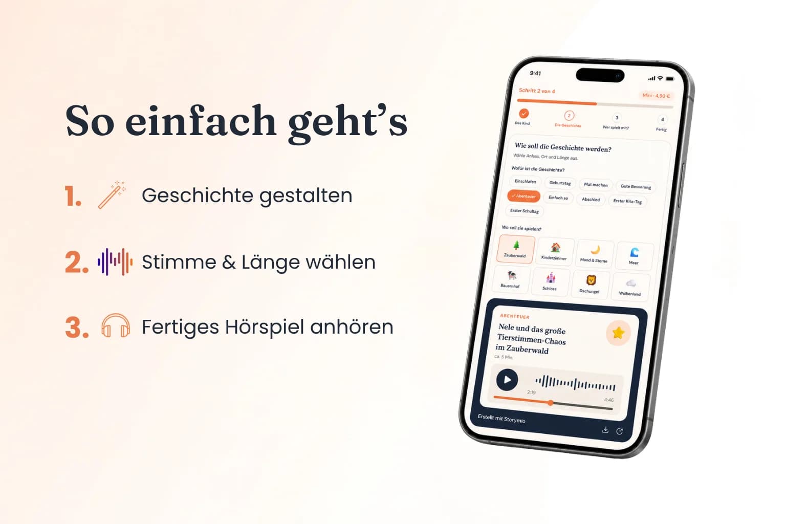 Storymio creates personalised audio stories