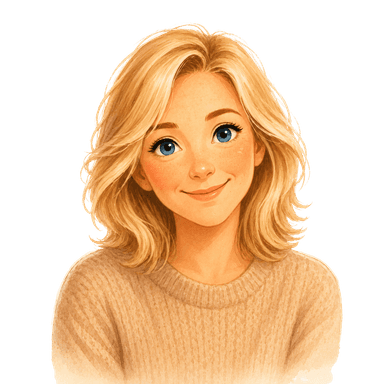 Illustriertes Portrait der Erzählstimme Susanne